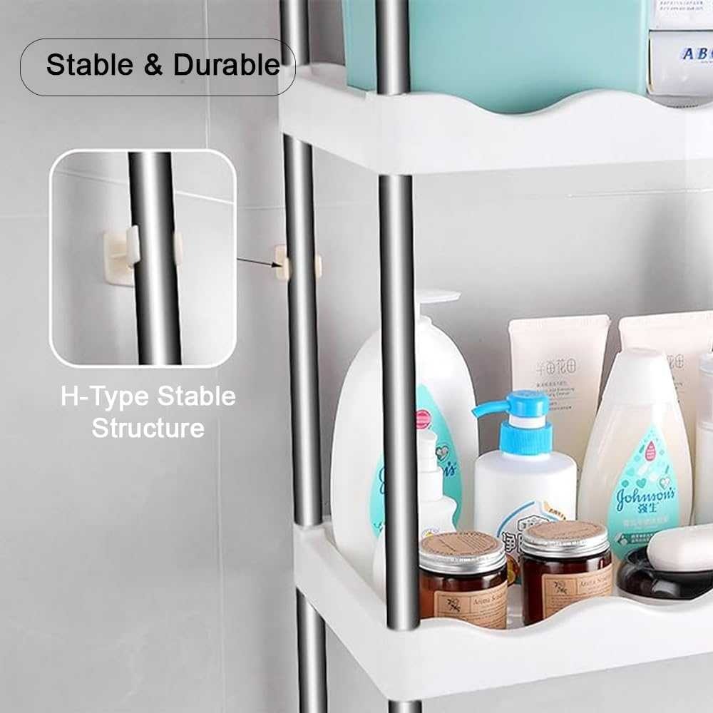 2 Tier Over the Toilet Rack, Stainless Steel