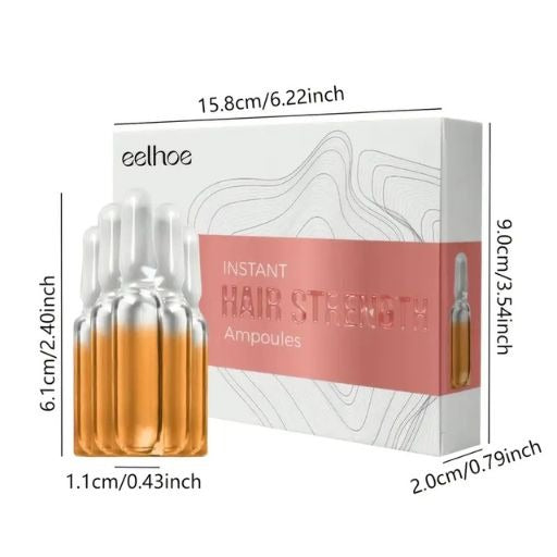 1 Set EELHOE Instant Hair Strength Ampoules - Unisex Adult Liquid Hair Treatment