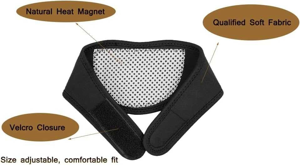 Self Heated Neck Brace – Heating Pad Cervical Support Wrap