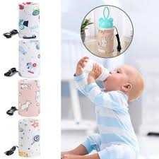 Portable USB Baby Bottle Warmer Travel Milk Warmer Infant Feeding Bottle Heated