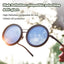 9 Gear Adjustable Tint Round Polarized Sunglasses
