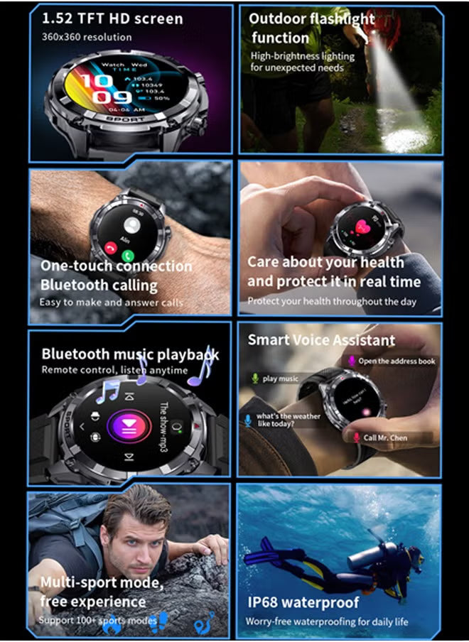 W 10 2.29-inch High-Definition Smart Watch Set