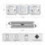 3-in-1 Magnetic Foldable Wireless Charger