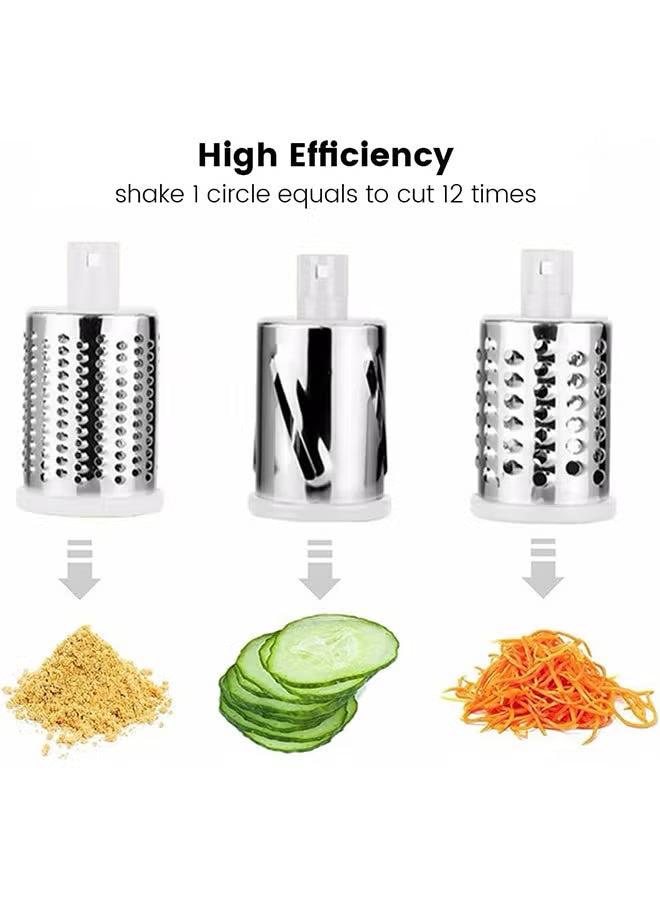 Rotary Vegetable Grater & Cutter – Multi-Function, 0.64kg
