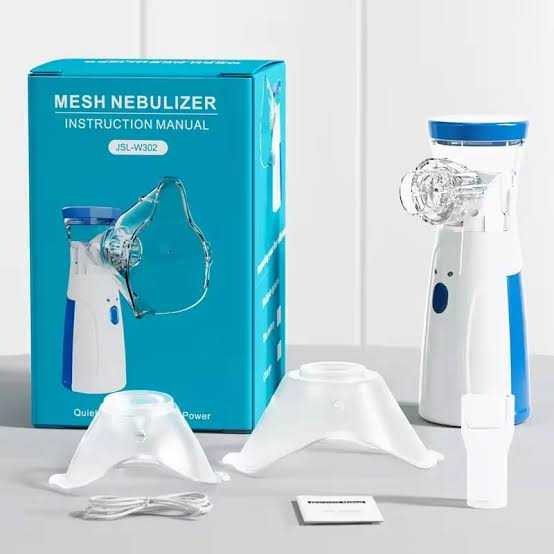 Portable Mesh Nebulizer for Quick and Silent Respiratory Relief