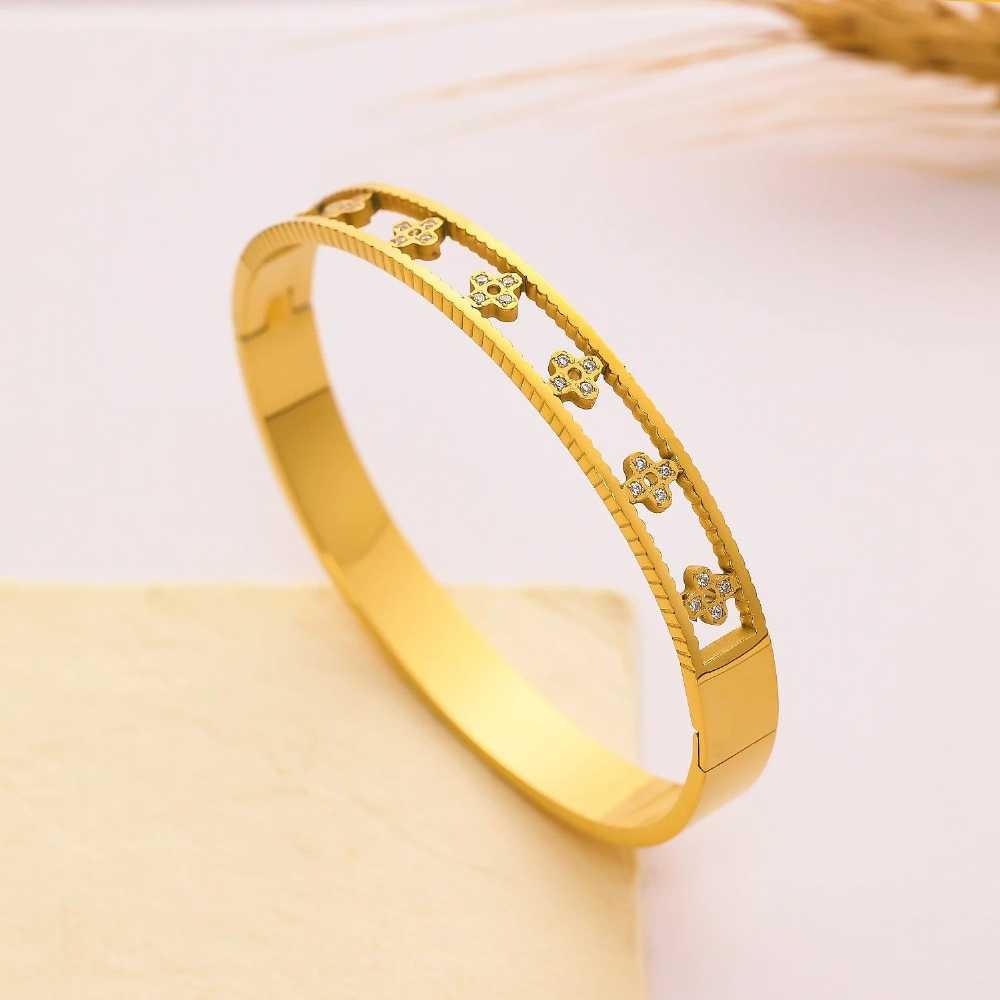 Waterproof Stainless Steel Bangle Bracelets