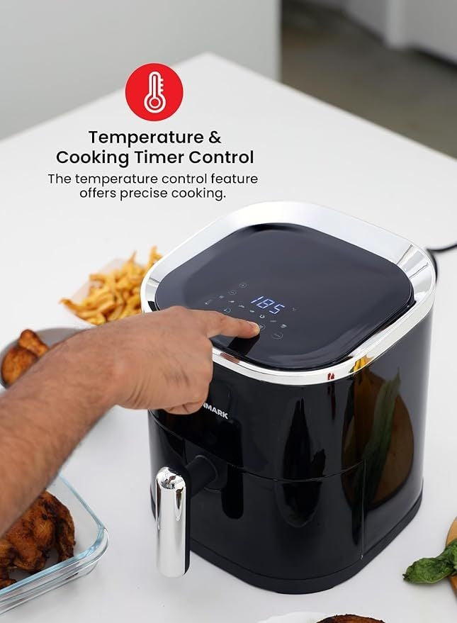 Deep Air Fryer With Touch Display