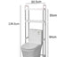 2 Tier Over the Toilet Rack, Stainless Steel