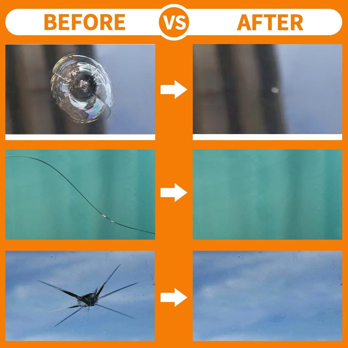 Car Windshield Repair Kit