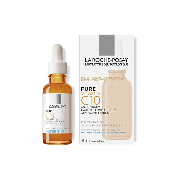 LA ROCHE POSAY Pure Vitamin C10 Serum 30 Ml KSA DROP la-roche-posay-pure-vitamin-c10-serum-30-ml-ksa-drop