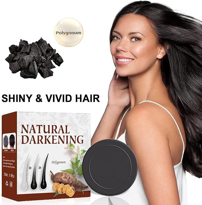 New Hair Darkening Shampoo Bar, Natural Organic Conditioner