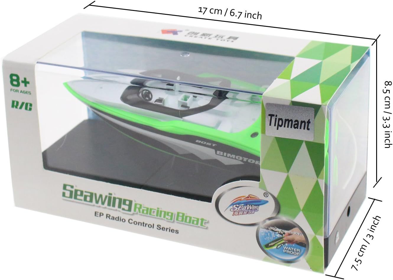 Mini RC Boat Ship Remote Control Speedboat Speed Racing Boat Water Toy ...