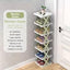 X-Shaped Shoe Rack